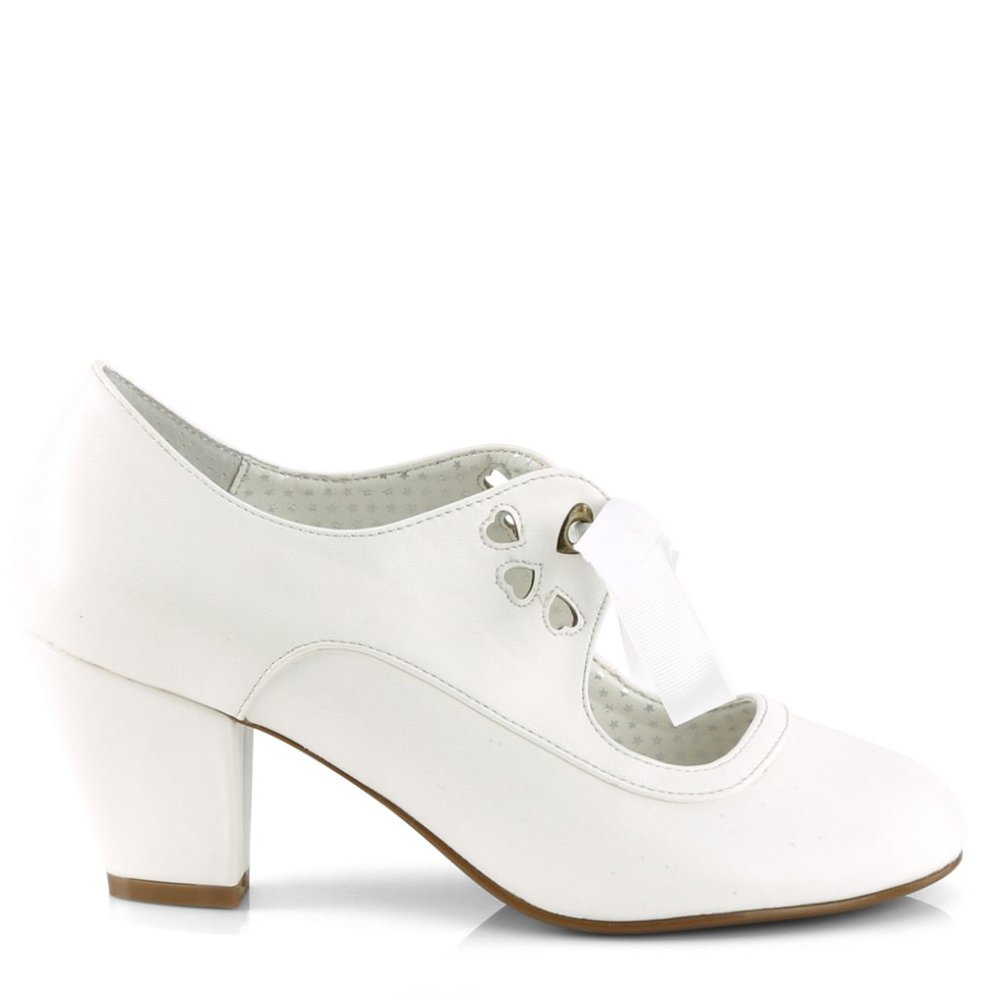 Heart Swing Dance High Heel Pin Up Shoes